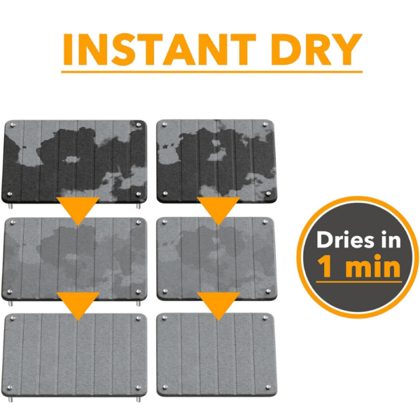 Diakitch 2 Pack Stone Dish Drying Mats - Expandable Absorbent Rack Dish Pad - Image 3