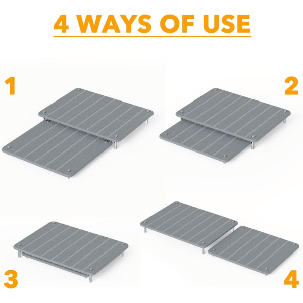 Diakitch 2 Pack Stone Dish Drying Mats - Expandable Absorbent Rack Dish Pad - Image 5